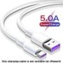 USB Type C Data Cable 5A Fast Charging USB-A to USB-C Charger lot Cord For Phone - Image 2