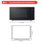 LG - 1.1 Cu. Ft. Countertop Microwave with Easy Clean and Auto Cook - Black - Image 3