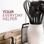 Nylon Black Stainless Steel Utensils (Set of 35) - Image 4