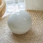 Dawn & Sea White Table Lamp, Glass Table Lamp, Vintage Table Lamp(Ashen Rill) - Image 3