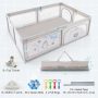 Large Baby Playpen with Pull Rings Ocean Balls and Cute Pattern - Image 4