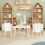 Wooden Children's Table And 2 Chairs Set - Image 3