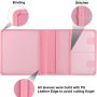Car Registration and Insurance Holder, Car Accessories Vehicle Glove Box Car Organizer Women Wallet Case for Cards, Essential Document, Driver License by Cacturism, Pink | for Cards - Image 4