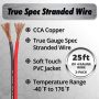 InstallGear 8 Gauge Wire (50ft) Copper Clad Aluminum Assorted Sizes , Styles - Image 2