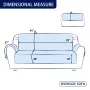 Subrtex Reversible Sofa Cover for Pets, Non-Slip Couch Slipcover for Dogs & Cats, Washable Furniture Protector, Fits Most Couches (Oversize Sofa, Chocolate) - Image 6
