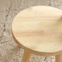 Wooden Step Stool Children Toddler Chair Kids Desk Chair with Non-Slip Foot Mat Wood Wax Oil Craft Sensory Table for Kids Playroom Classroom Boys Girls Age 2+ - Image 6