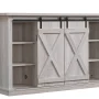 Twin Star Home Terryville Barn Door TV Stand for TVs up to 60", Espresso - Image 6