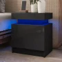 Albanese Manufactured Wood Nightstand with RGB LED Lights - Image 2