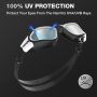 Swim Goggles, YAKAON Polarized Anti-Fog Swimming Goggles for Adult Men Women, Polarized Red - Black Frame - Image 6