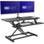SUSUZI 37" Wide Height Adjustable Standing Desk Converter, Quick Release, 1 Pack - Image 4