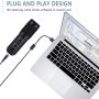 Upgraded USB Microphone for Computer, Mic for Gaming, Podcast, Live Streaming, YouTube on PC, Mic Studio Bundle with Adjustment Arm Stand, Fits for Windows & Mac PC, Plug & Play Design, Gold - Image 4