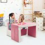Pink Multi-functional Convertible Kids Play Sofa and Table Chair Set - Image 6