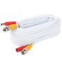 Postta BNC Video Power Cable 30 Feet Pre-Made All-in-One Video Security Camera Cable Wire with Two Connectors for CCTV DVR Surveillance System - Image 3