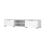 Tvilum Match 2 Drawer TV Stand with 2 Shelves, White High Gloss - Image 5