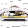 Kamlui Stylish PU leather Waterproof 15.6 Inch Laptop Bag for Women, Creamy-white - Image 5