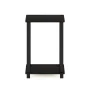 Furinno Simplistic End Table, Small, Espresso/Black - Image 4