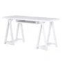Sawhorse 60 in. W White Computer Desk - Image 2