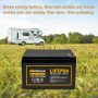 12V 16Ah Lithium LiFePO4 Deep Cycle Battery, 2000+ Cycles Lithium Iron Phosphate Rechargeable Battery for Solar/Wind Power, Lighting, Scooters, UPS, Power Wheels, Fish Finder, Built-in 16A BMS - Image 4