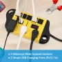 DEWENWILS 8 Outlets Power Strip with 2 USB Ports, Heavy Duty Surge Protector Power Strip with 15ft Long Extension Cord, outlet extender, Flat Plug, 1440Joules, 15A - Image 5