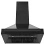 ZLINE - 36 inches - Convertible & Externally Vented - Wall Range Hood - Black - Image 3