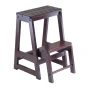 Winsome Ascending Step Stool, Walnut Finish - Image 1