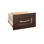 8.7 in. H x 13.39 in. W Brown Wood Drawer - Image 1