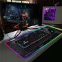 RGB LED Extra Large Soft Gaming Mouse Pad Oversized Glowing World Map 31.5x12'' - Image 3