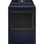 GE Profile - 7.3 Cu. Ft. Smart Electric Dryer with Steam and Tangle Control - Sapphire Blue - Image 1