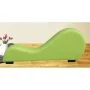 US Pride Furniture Faux Leather Yoga Stretch Relaxation Chaise - Chocolate - Image 2