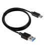 3.3ft USB-C USB 3.1 Type C Connector to USB3.0 A Male Sync Cable for Macbook 12" - Image 2