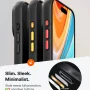 TORRAS - Guardian Magnetic - Military-Grade Protective Case with Ergonomic Grip & 18N MagSafe Compatibility - Apple iPhone 17 Pro - Black - Image 4