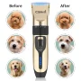 Dog Hair Clippers, Professional LED Display Dog Grooming Kit, Cordless Quiet Pets Clippers Hair Trimmer, Low Noise Dog Shaver Clipper with 4 Comb Guides, 5 Size Fine Tuning Knob for Thick Coats Cats - Image 5