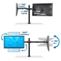Mount-It! Adjustable Height Dual Desk Full-Motion Monitor Mount - Image 3