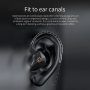 KBEAR KS1 Wired in ear Headphones, Deep Bass iem Earbuds Noise Cancelling in ear Monitors Earphones with 1DD Driver, Ear Hooks Cable for Gaming Computer, Musician Stage, Drummer (Black without Mic) - Image 5