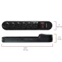 Hyper Tough 6-Outlet Surge Protector with 900-Joule Protection with 6 Feet Power Cord, Glossy Black - Image 5