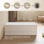 EGOHOME 3 Inch Twin Size Tri-Fold Memory Foam Mattress Topper - Cooling, Foldable, Portable Guest Bed - Image 2