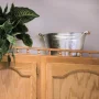 Decorative Galley Rail - 48 in. x 2.25 in. x 0.75 in. - Sanded Unfinished Maple - Shelf and Cabinet Enhancing Moulding - Image 3