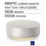 Lenovo - Yoga Mini Desktop - Core Ultra 5 Processor 325 2026 - 16GB Memory - 512GB SSD - Seashell - Image 2