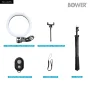 Bower 12” Studio Light USB Power Ball-Head Mount 62" Adjustable Tripod 3 Colors 10 Brightness Levels In-Line Remote - Image 6