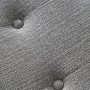 Better Homes & Gardens Round Tufted Storage Ottoman, Gray Faux Linen - Image 3