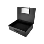 Barska - Portable Digital Keypad Lock Box-Secure Travel Safe for Valuables, Steel Construction, Removable Tethering Cable - Black - Image 2