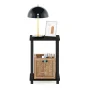 Furinno Simplistic End Table, Small, Espresso/Black - Image 6