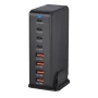 240W Desktop GaN Charger 8-port USB Type C PD Charger Fast Charge 3.0 USB Type C Fast Charger Mobile USB Charger - Image 2