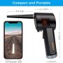 Cordless Air Duster for Computer, Better Choice for Air Can Duster, Compressed Air Can, Air Canister, Spray Air Duster for Computer, w/ 6000mAh Rechargeable Battery, 10W Fast Charging, 33000 RPM - Image 4