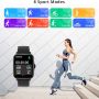 COLMI 1.69 inch Smart Watch for Men Women, 2021 New Upgraded Smartwatch P8plus Compatible with iPhone Andriod,Waterproof Fitness Tracker with Heart Rate Blood Pressure and SpO2 Monitor (Black) - Image 6