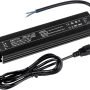 LED Driver,LED Power Supply with IP67 Waterproof Rating,LED Transformer,Low Voltage Transformers,120VAC to 12V DC Converter Constant Voltage LED Switching Power Supply 150W with 3-Prong Plug 4.5feet - 12V 150W(75X2W) - Image 2