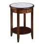 American Heritage Espresso Baldwin End Table with Drawer - Image 1