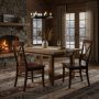 Alexa Espresso Unfinished Wood X-Back Dining Chair (Set of 2) - Image 1
