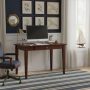 36 in. Rectangular Espresso 1-Drawer Writing Desk with Solid Wood Material - Image 1