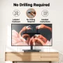 PERLESMITH Universal TV Base for 32"-60" TVs, ±35°Swivel, 88-lb Capacity, Max VESA 400x400mm, Height Adjustable, PSTVS28B - Image 6
